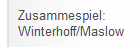Zusammespiel: Winterhoff/Maslow