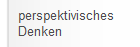 perspektivisches Denken
